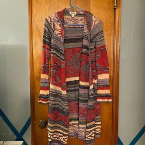 Women's Open hooded casual sweater